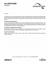 DataSheet Am29LV160D pdf